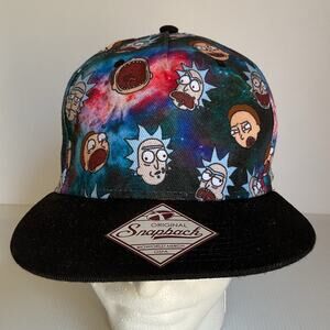 Rick and Morty Snapback Hat – Galaxy Print – Bioworld Merch  OSFA Baseball Cap